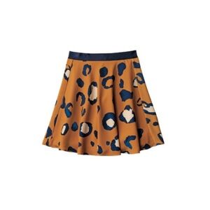Women’s 3.1 PHILLIP LIM for Target Orange & blue leopard print skirt- Size 10